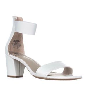 White Mountain Blocked Heel Sandals Shoes Heels